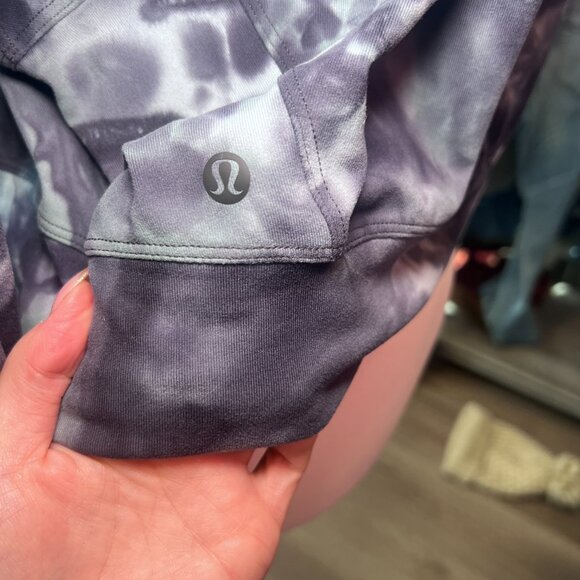 LULULEMON READY TO RULU 1/2 ZIP PULLOVER IB DIAMOND DYE TIDEWATER - Picture 5 of 6